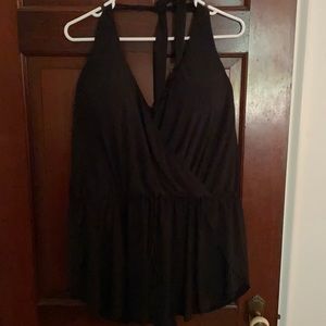 Eloquii halter romper swimwear